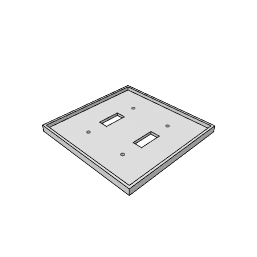 Light switch plate