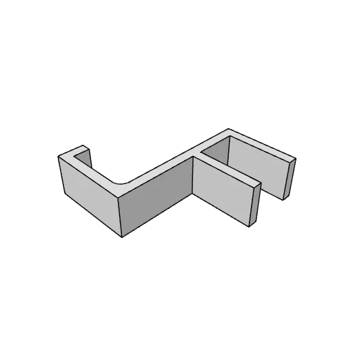Under-desk headphone hook